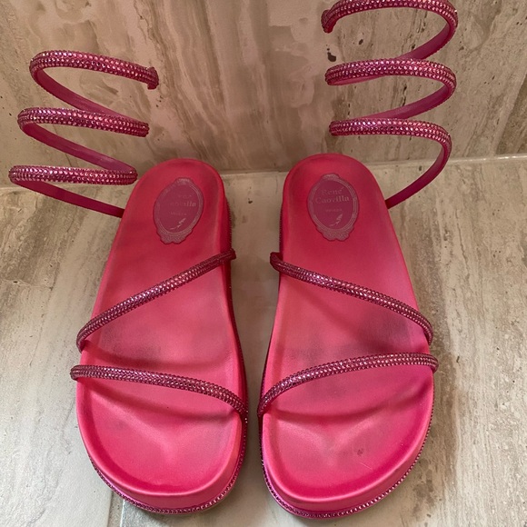 Fuschia Gisele Rene Caovilla flats - Picture 2 of 7